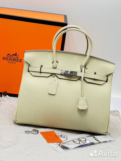 Сумка hermes birkin натуральная кожа
