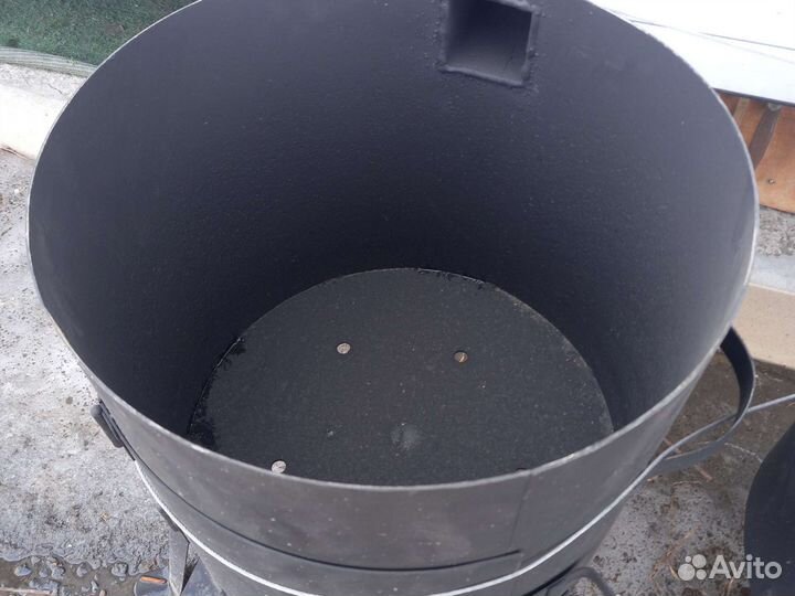 Печь для казана с трубой 8-12л