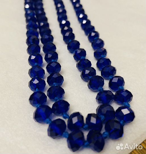 Бусы винтаж ювелирное стекло СССР