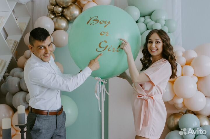 Фотозоны на выписку / гендер пати