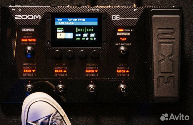 Zoom G6 - гитарный процессор