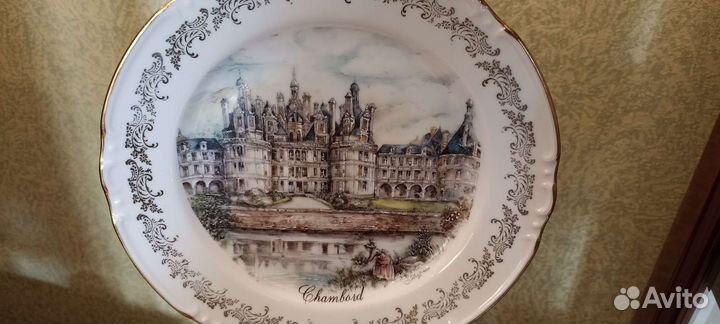 Тарелка декоратив. Франция. Замки Луары: Chambord
