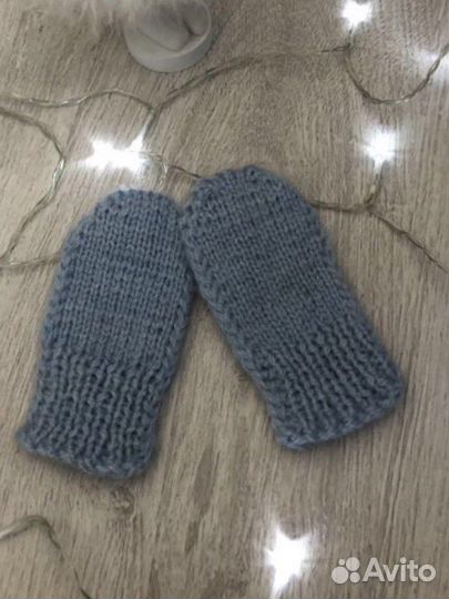 Вязанные детские царапки