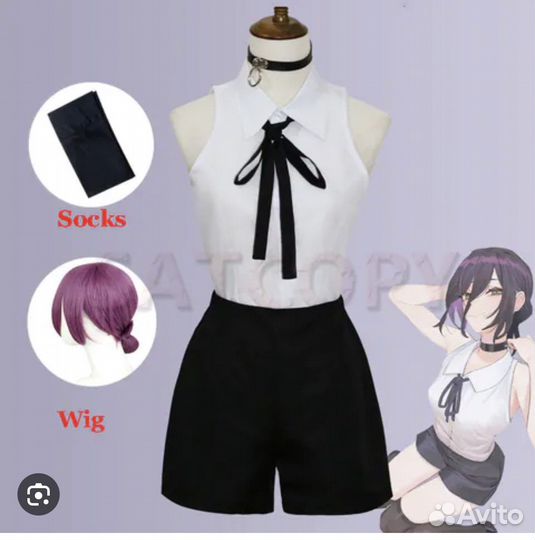 Косплей Резе(человек бензопила)