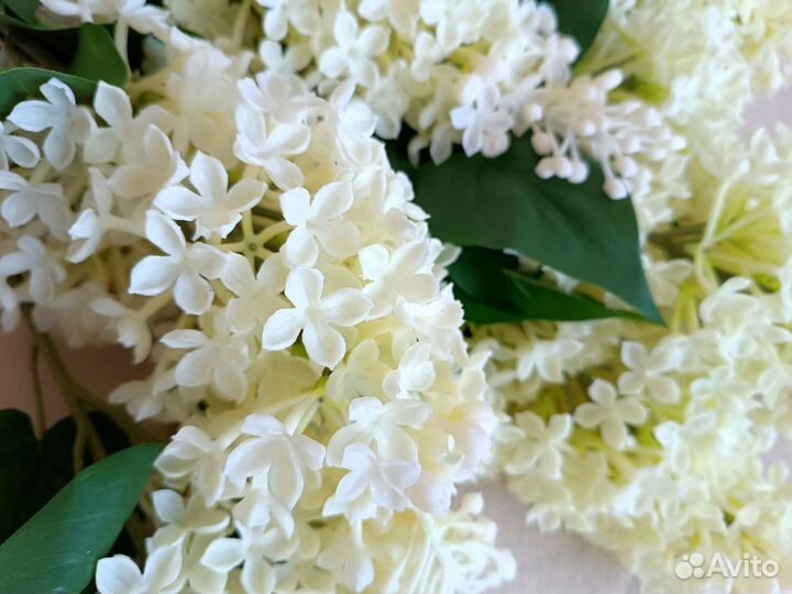 Сирень силиконовая искусственная, цветы