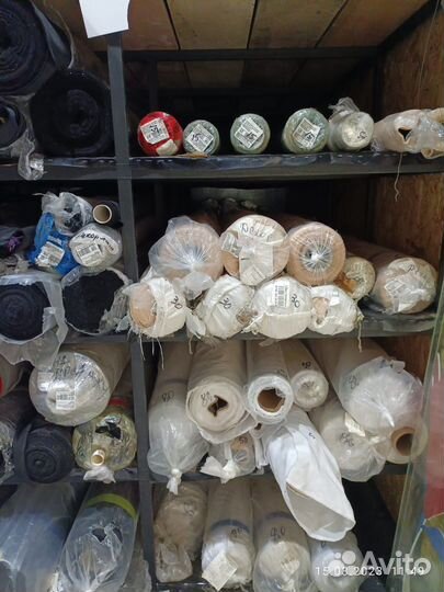 Черный негорючий габардин