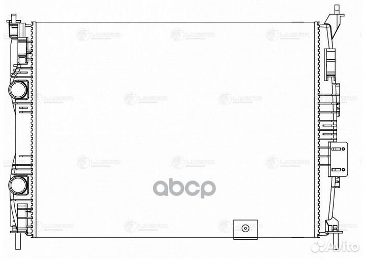 Радиатор охлаждения двигателя LRC14J00 luzar