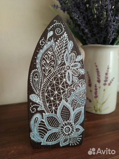 Утюг чугунный старинный