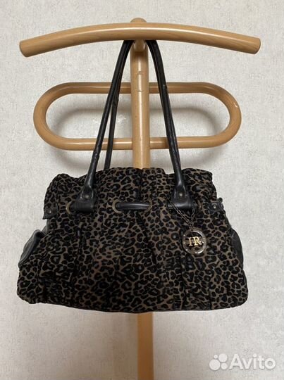 Cумка renzoni из натуральной кожи и замши