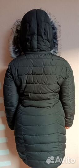 Пуховик зимний женский 46 48 мехом