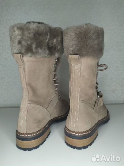 Ботинки женские 38 размер нубук Massimo Dutti