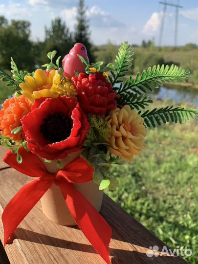 Букет из мыла ручной работы на 1 сентября