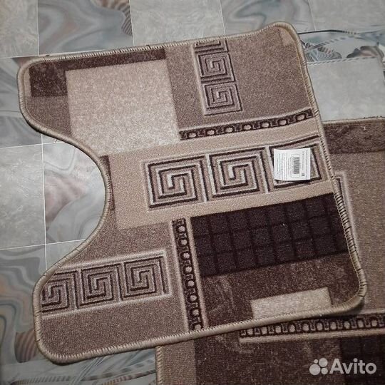 Коврик для ванной и туалета, 50х80, 50х50