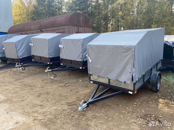 Прицеп одноосный 3.0х1.5 бортовой усиленный