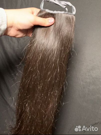 Волосы на заколках, накладной хвост бу