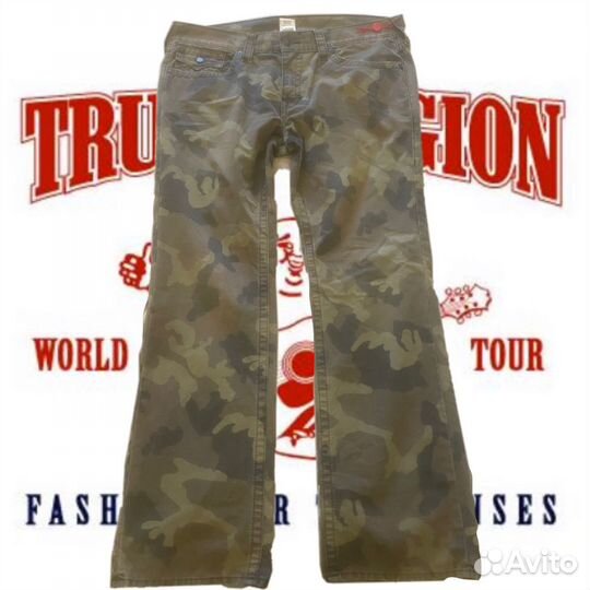 Джинсы true religion camo