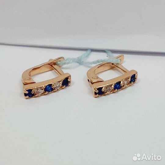 Золотые серьги