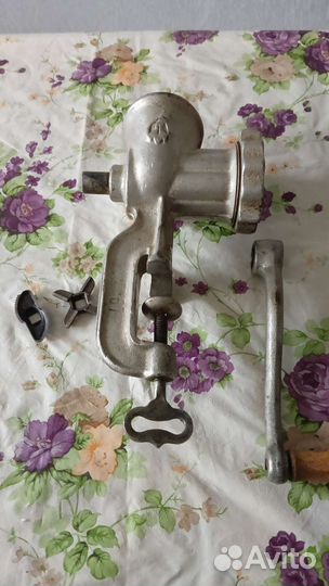 Ступка с пестиком СССР чугунная