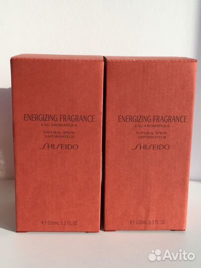 Новый Shiseido Energizing 100 мл Eau aromatique