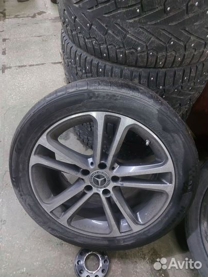 Литые диски на mercedes r18