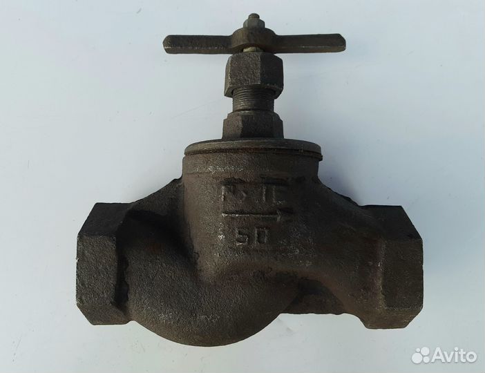 Вентиль чугунный ду 50.Новый