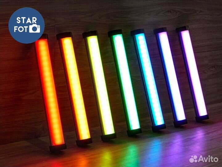 Легкий светодиодный осветитель-трубка TL-30RGB