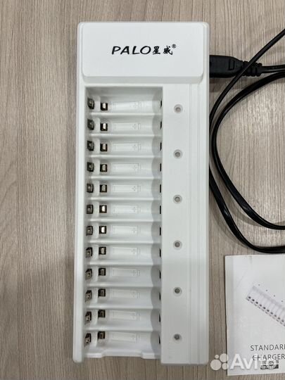 Зарядное устройство на 12 аккумуляторов аа и ааа