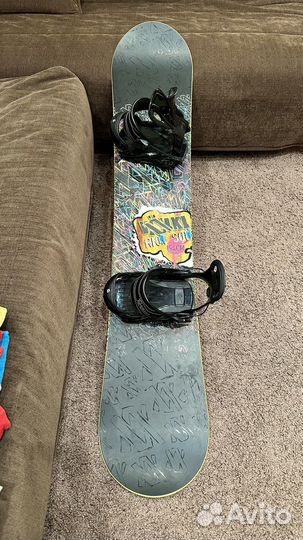 Сноуборд Volkl 154 cm + быстрые крепления