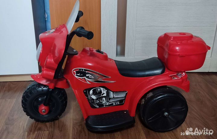 Детский мотоцикл на аккумуляторе бу