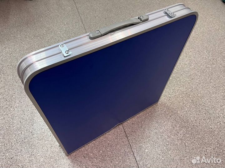 Стол складной туристический (синий)