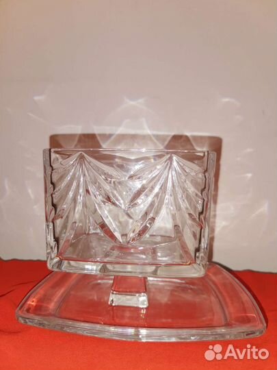 Салатник, ваза, хрусталь Богемия