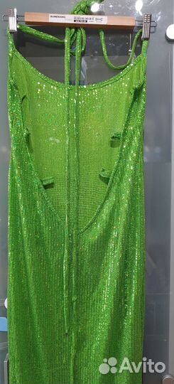 Сценический костюм/Платье для танцев с разрезом