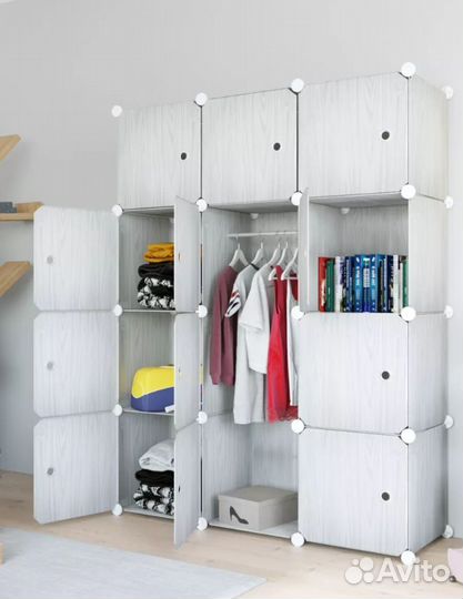 Шкаф для одежды, стеллаж для игрушек