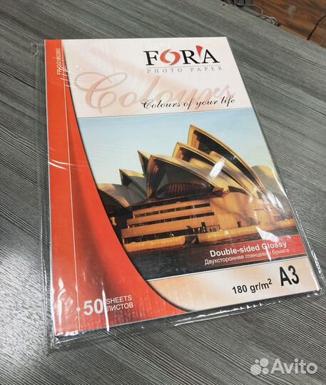 Фототобумага А3 для струйной печати фора
