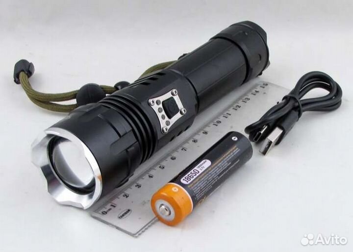 Фонарь сверхяркий тактический XHP70