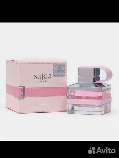 Парфюмерная вода saga pink женская, 100 мл