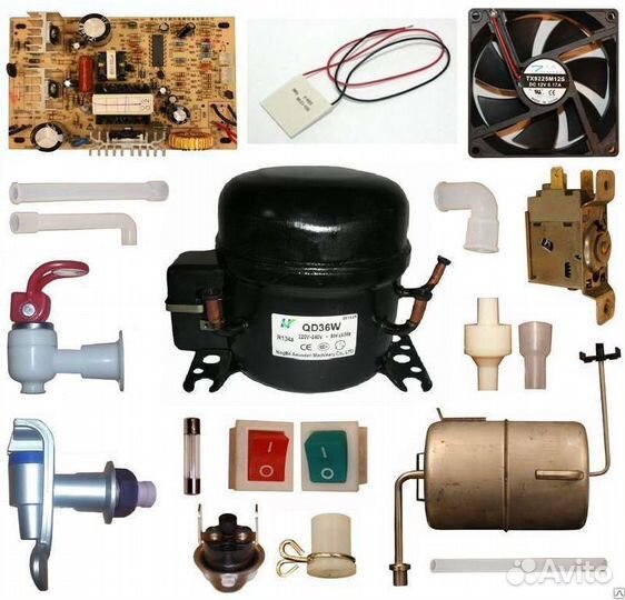 Запчасти для кулера,установка,доставка