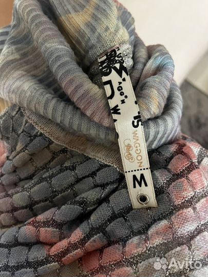 Легкая яркая водолазка винтаж