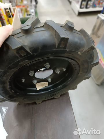 Колесо пневматическое в сборе 4.00х10