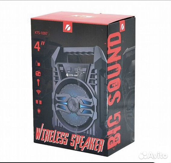 Блютуз колонка KTS-1097