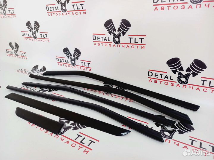 Молдинги салона дверей Веста (Черный глянец)