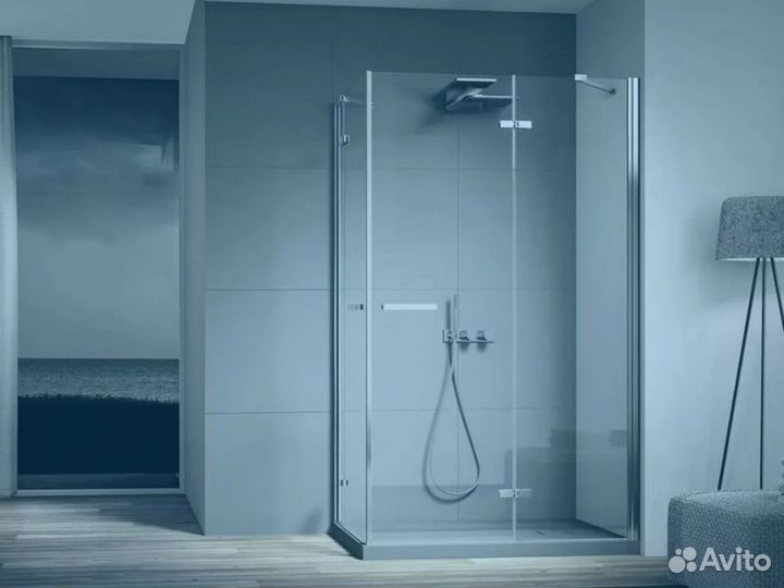 Стеклянные душевые кабины