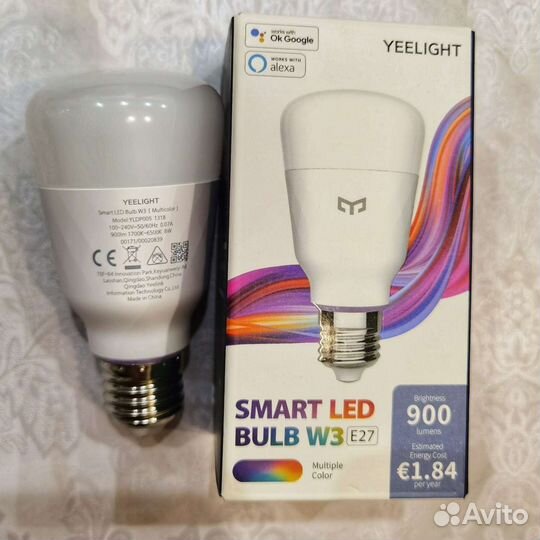 Умная лампа Xiaomi yeelight smart Led W3 цветн