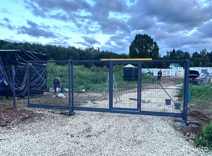 Забор сетка 3D