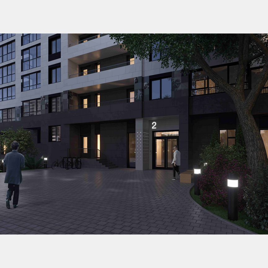 2-к. квартира, 77,8 м², 13/16 эт.