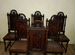 Старинные бретонские стулья-троны 19 век
