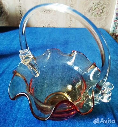 Вазы Богемия(Чехия) 20 век и гутные