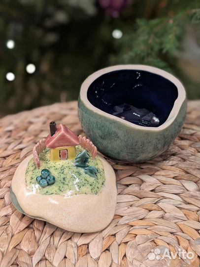 Сахарница из керамики ручной работы