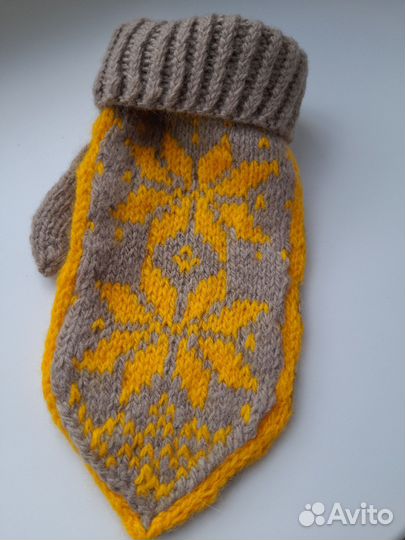 Варежки женские зимние