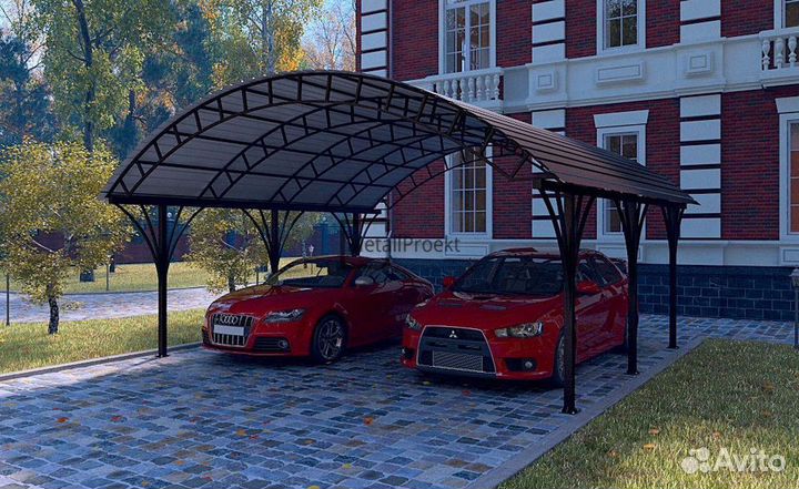 Навесы для автомобиля. Автонавес. Козырьки навесы